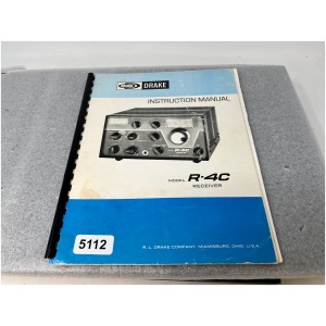 R.L Drake R-4C Receiver Instruction Manual