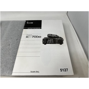 ICOM IC-7000 HF/UHF/VHF All Mode Transceiver Instruction Manual