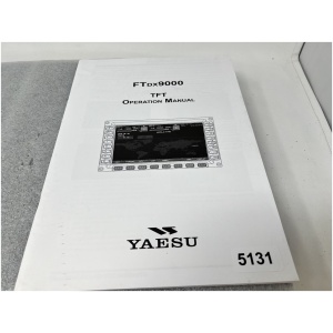 YAESU FTDX9000 TFT Operation Manual