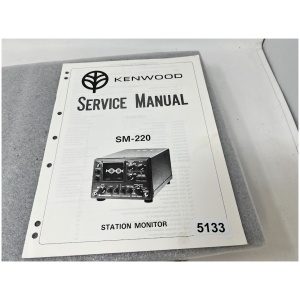 KENWOOD Service Manual for SM-220 Station Monitor