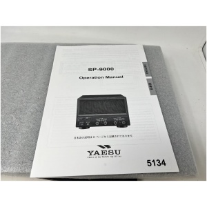 YAESU SP-9000 Operation Manual