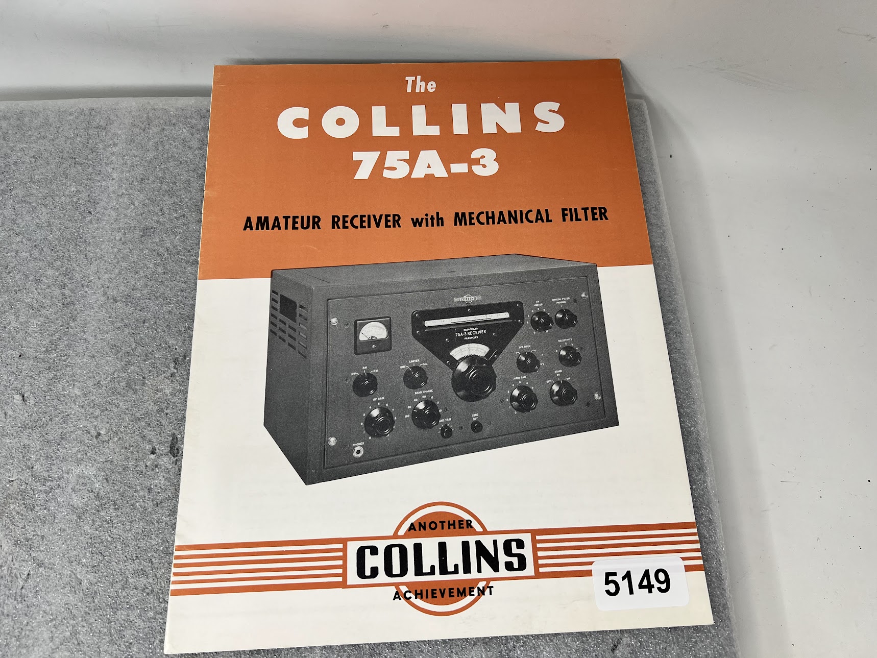 The COLLINS 75A-3 Amateur Receiver with Mechanical Filter