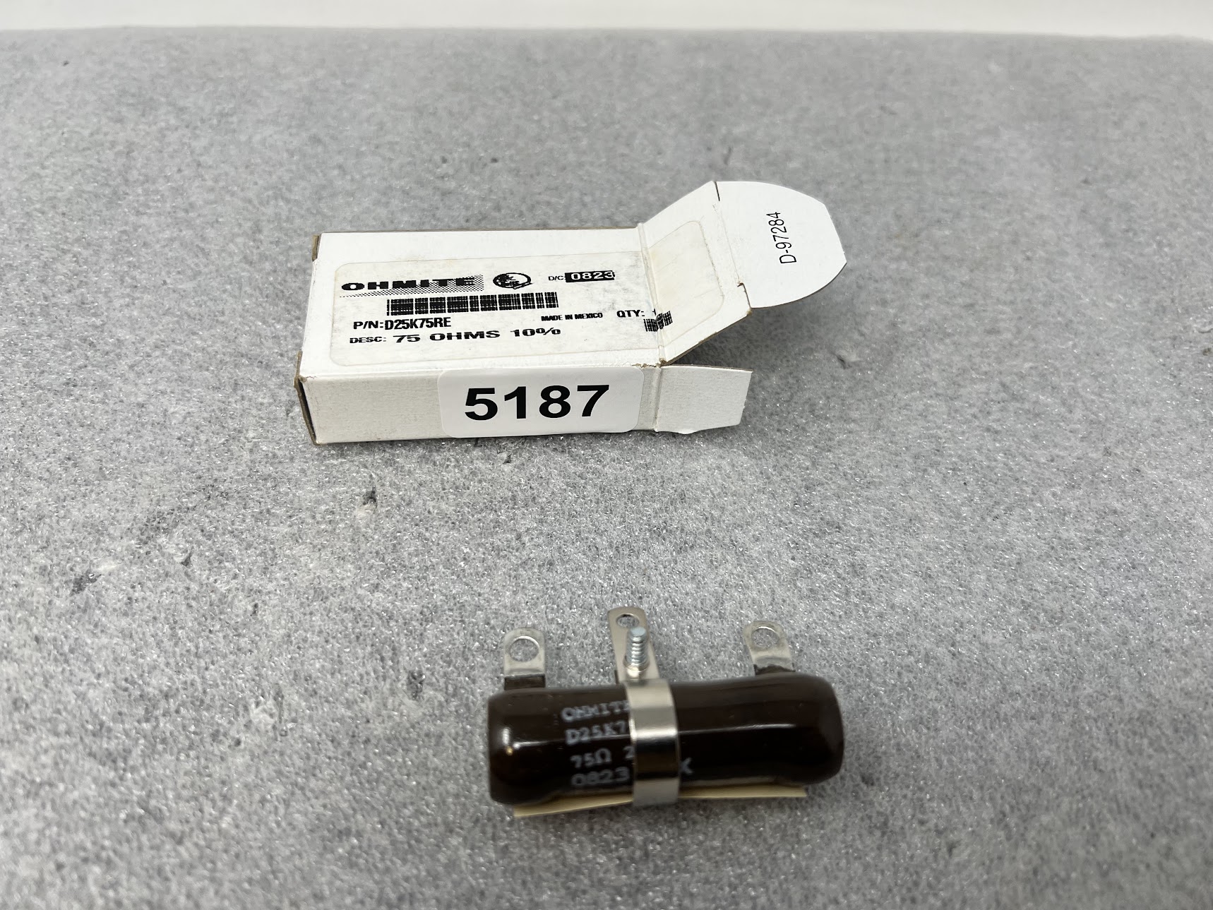 OHMITE D25K75RE Power Resistor