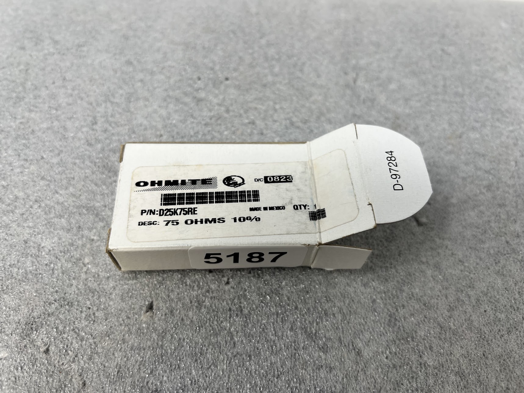 OHMITE D25K75RE Power Resistor - Image 3