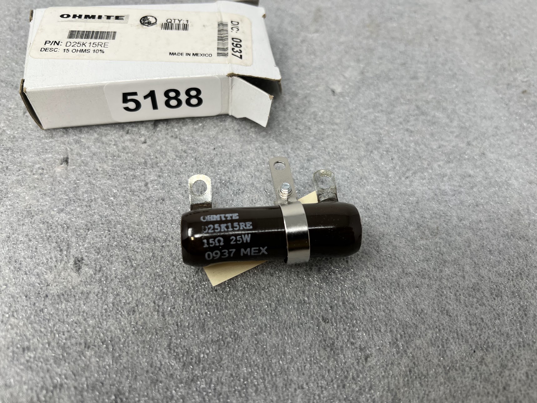 OHMITE D25K15RE Power Resistor