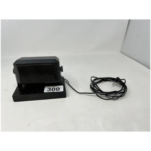 External Speaker Attached to Wooden Base