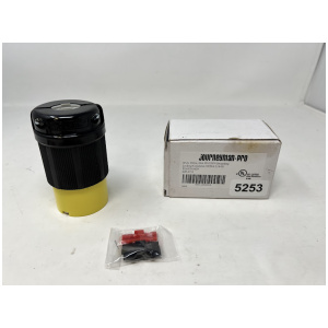Journeyman-Pro 3 Pole 4 Wire, 30A 125/250V Grounding Locking Connector