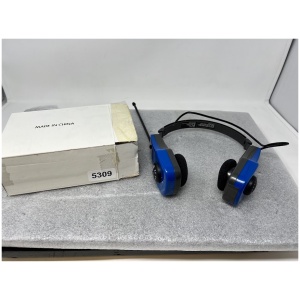 Vintage Lifelong Brand AM / FM Foldable Headphone Radio Model 222 Headset