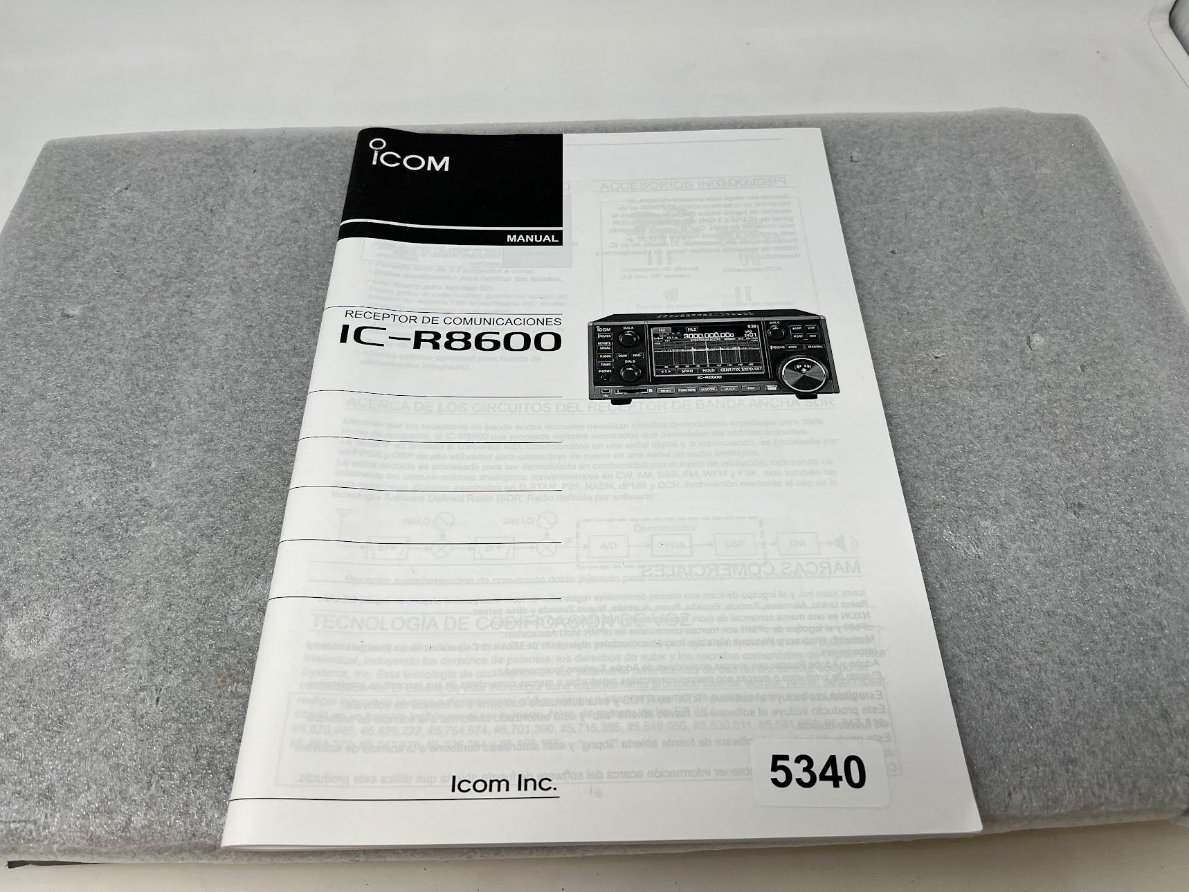 ICOM Manual for IC-R8600