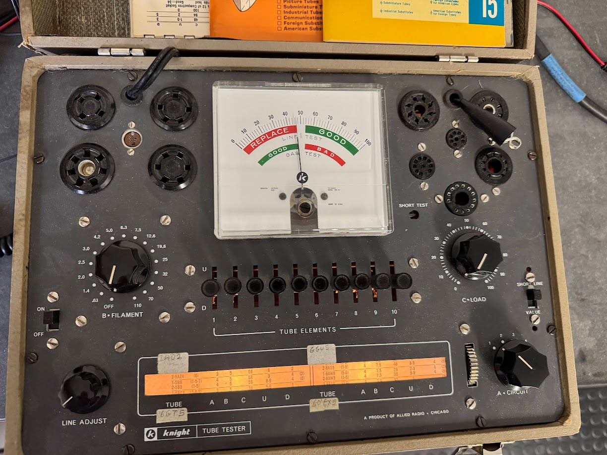 KNIGHT 600A Tube Tester - Image 2