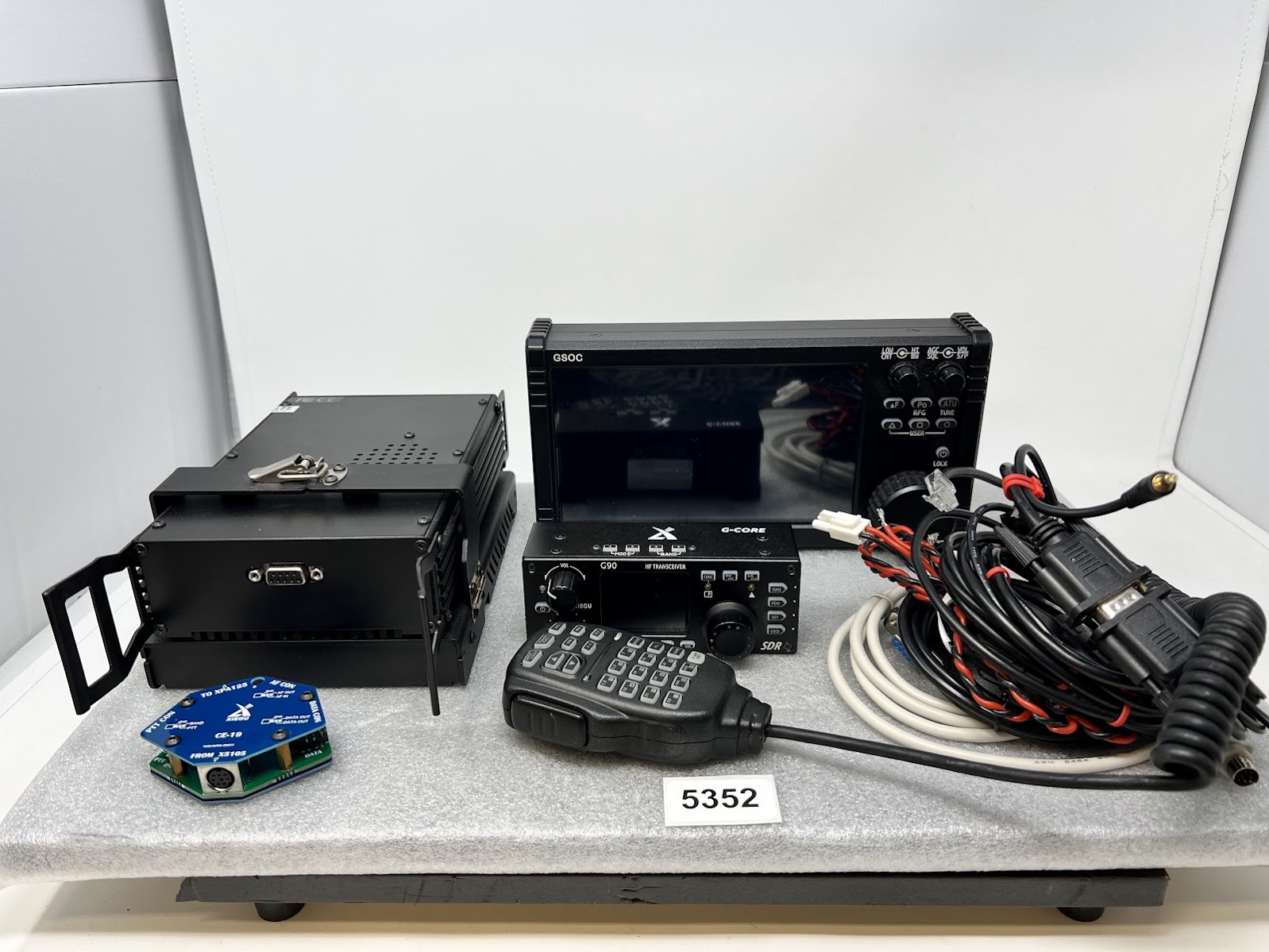 Xiegu GSOC Remote Controller+G90 HF Radio + CE-19 Bundle