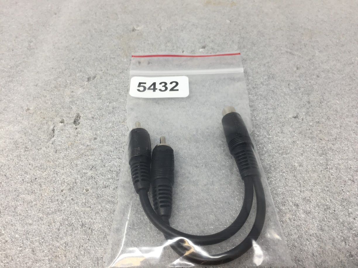 RadioShack RCA Female to Dual RCA Male Audio Adapter Y Cable