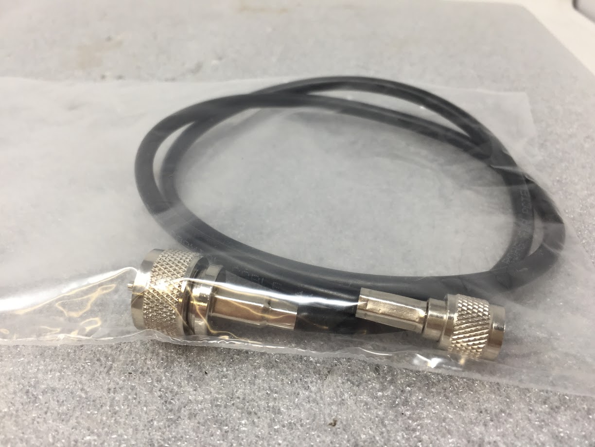 RG58/U 25" UHF Male to F-type Male Jumper Cable - Image 2