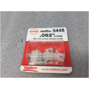 Molex .062" Cir Connect W/ Recept & Plug