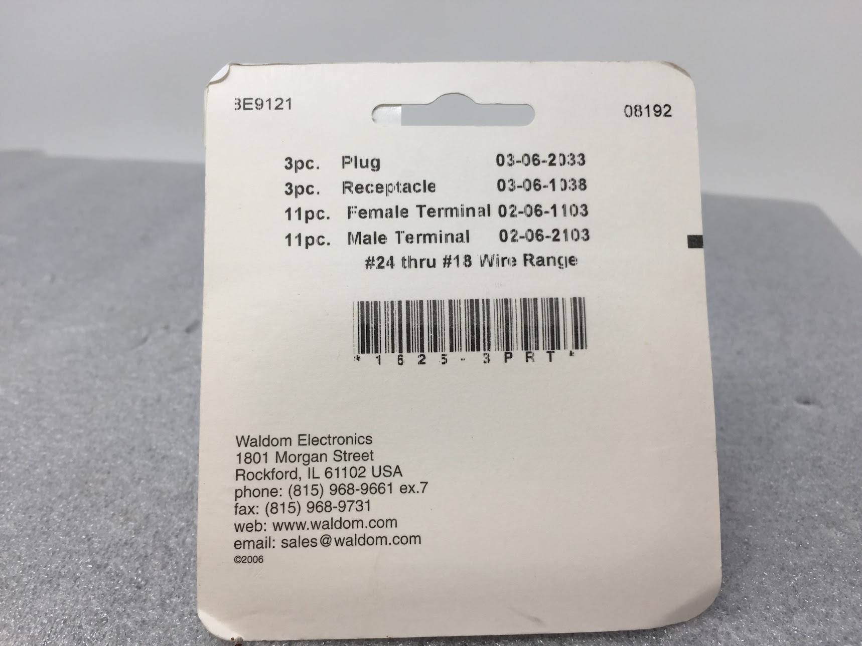 Molex .062" Cir Connect W/ Recept & Plug - Image 2