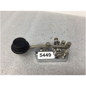 Military Style NYE Telegraph Keyer Chrome