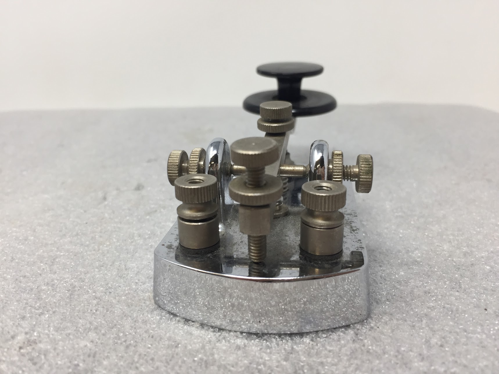 Military Style NYE Telegraph Keyer Chrome - Image 6