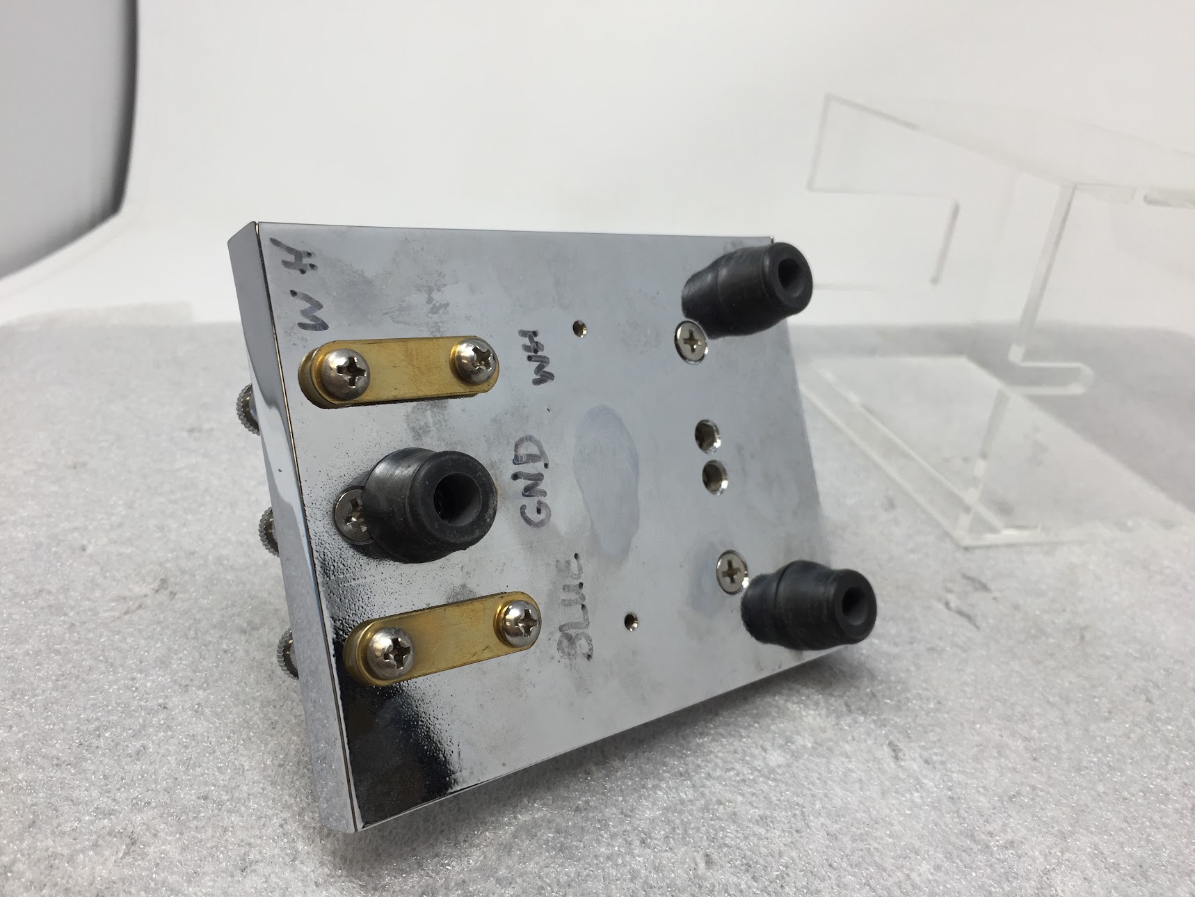 VIBROPLEX IAMBIC DEL Chrome Keyer with Dust Cover - Image 12