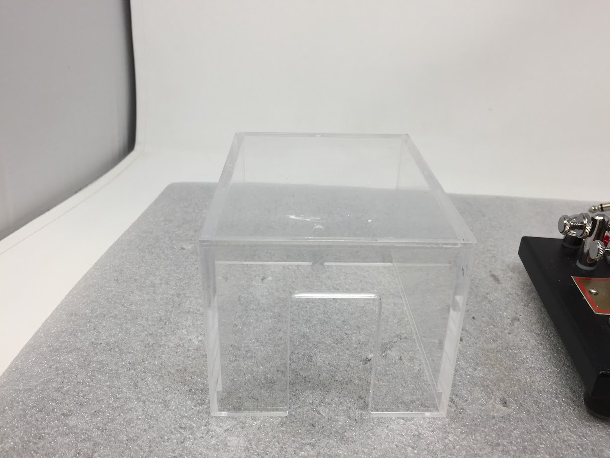 VIRBOPLEX "BUG" Iambic Standard Black Keyer + Clear Dust Cover - Image 7