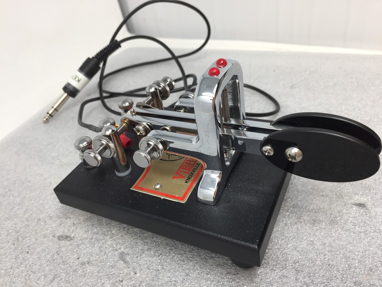 VIRBOPLEX "BUG" Iambic Standard Black Keyer + Clear Dust Cover - Image 2